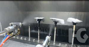 汽車配件噴涂生產(chǎn)線解決方案:工件自轉自動噴涂線